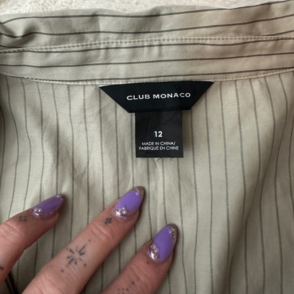 Club Monaco collared A-line dress - Picture 4 of 4
